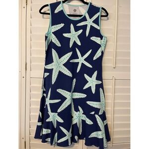 AnaClare dress sleeveless with ruffle on bottom NWOT size M